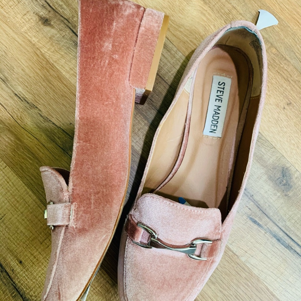 Steve Madden Loafers Velvet Rose - Picture 6 of 6